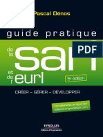 Guide Pratique de La SARL Et de l’EURL