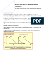 Fuerzas Conservativas y Conservación de La Energía Mecánica