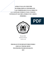 Analisa Perbandingan Peformansi Beserta Laju Perpindahan Panas Sebelum Dan Sesudah Overhaul Pada Cooling Tower Di PT. Geo Dipa Energi Unit 1 Dieng