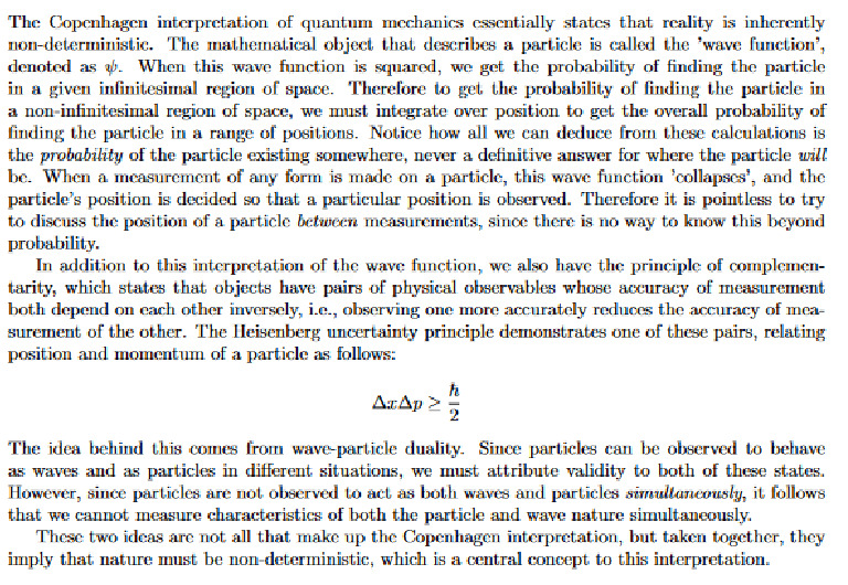Copenhagen Interpretation of Quantum Mechanics | PDF