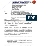 INFORME Nº 0014-2023 INFORME CURSADO A LA EMPRESA CR20