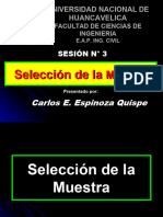 SESION N° 03 - SELECCION DE LA MUESTRA