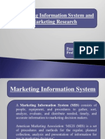 Marketing Information System and Marketing Research: Presented by Prof. Ashish Bhalla