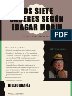 Unidad 3 - Los Siete Saberes Según Edgar Morín - David Aranibar Brañez