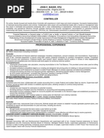 Download Controller in Richmond VA Resume John Bauer by JohnBauer1 SN71944940 doc pdf