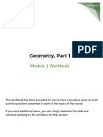 GEOM041 - M1 - Workbook