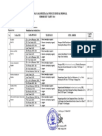 Jadwal Sempro Periode 25