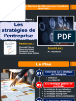 Les Stratégies de L'entreprise