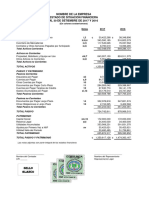 1.estado de Situacion Financiera LA EMPRESA