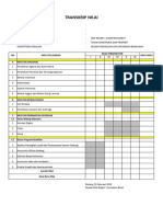 FORMAT TRANSKRIP NILAI