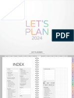 Digital Planner 2024 (Multicolored Style - Monday Start - Light Mode)