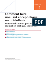 Comment Faire Une IRM Encéphalique Ou Médullaire: Contre-Indications, Précautions, Réalisation Pratique, Séquences