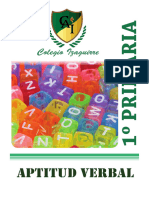 Aptitud Verbal Libro de Primaria