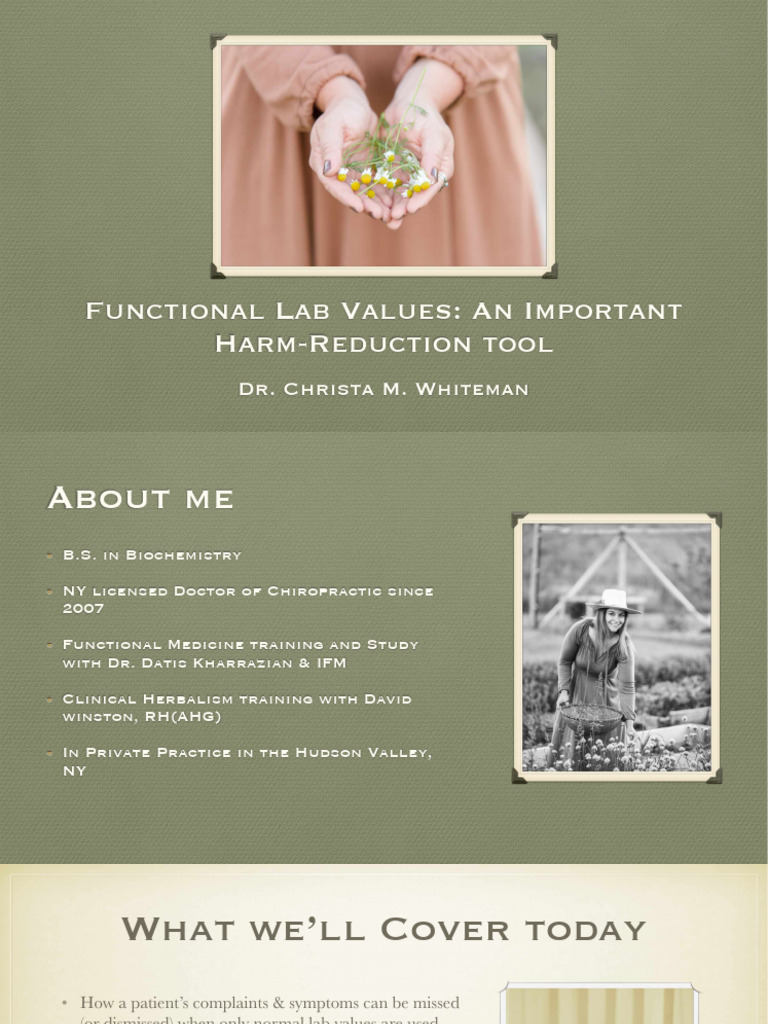 Functional lab values pdf thyroid stimulating hormone hypothyroidism