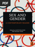 Sex and Gender - A Contemporary Reader | PDF | Gender | Gender ...