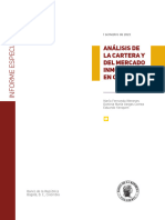 Análisis de La Cartera y Del Mercado Inmobiliario en Colombia - Informe Especial de Estabilidad Financiera - Primer Semestre 2023