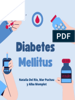 Blue and Pink Illustrated World Diabetes Day Instagram Post