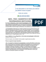 Mapa - Psico - Diagnóstico e Intervenção Psicopedagógico Institucional - 51/2024