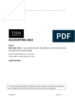Accounting 2022 Unit 3 KTT 2 Question Book