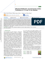 Combinationof UF:DF AmmoniumSulfatePrecipitationfor The Purificationof 11S and 7S Pea GlobulinFractions