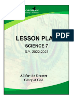 Science 7 - 1Q Learning Plan