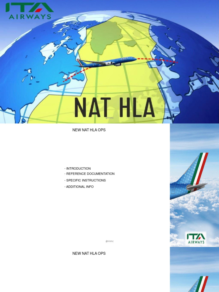 New NAT HLA Operations Overview | PDF | Transponder (Aeronautics) | Air ...