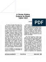 A Dívida Pública Do Brasil 1824-1931 Marcelo de Paiva Abreu