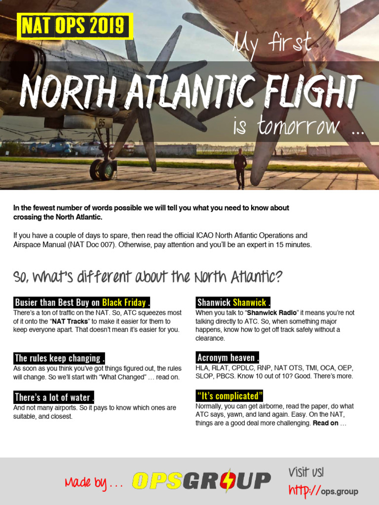 B - My First NAT Flight Is Tomorrow 2019 OPSGROUP | PDF | Transport ...