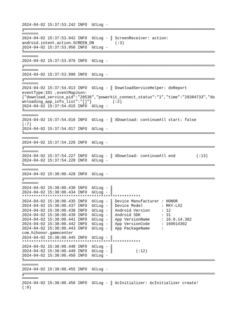 Android GCLog Event Report | PDF | Embedded Linux Distributions ...