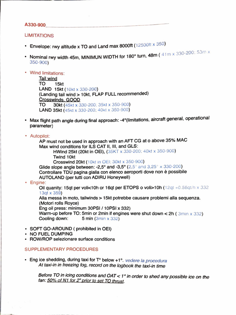 Differences A332 A339 | PDF