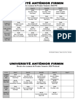 Horaire Examen S1 - (2024)