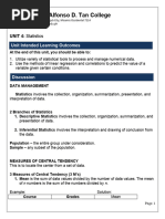 GE MODMAT Unit 4 Statistics 1