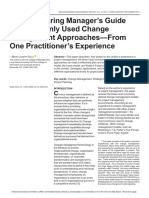 002 An Engineering Managers Guide For Commonly Used ChangeManagement Approaches