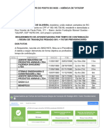 REQUERIMENTO DE APOSENTADORIA POR TEMPO DE CONTRIBUIÇÃO – REGRA DE TRANSIÇÃO PEDAGIO 50% + FATOR PREVIDENCIÁRIO - SILVIA