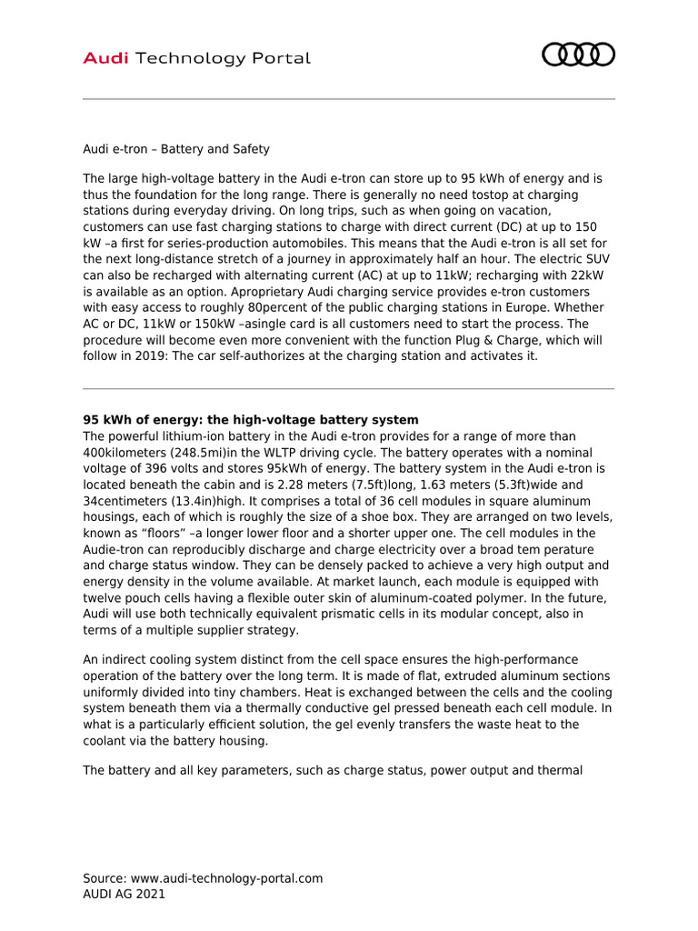 audi-e-tron-battery-overview-and-specs-pdf-direct-current