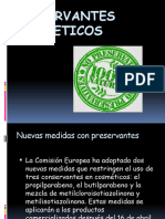 Preservantes Cosmeticos Post Grado