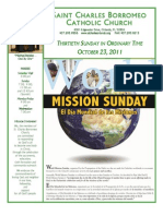 October 23, 2011 Bulletin