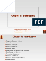 Chapter 1: Introduction: Database System Concepts, 5th Ed