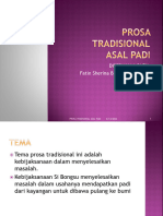 7 Prosa Tradisional - Asal Padi