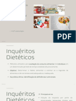 Inquéritos Dietéticos e Recursos em Nutrição Comportamental 