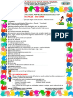 Lista de Utiles - 2do Grado