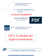 CH 4 LE BUDGET DES APPROVISIONNEMENTS - Copie