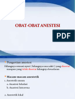 Obat - Obat Anestesi