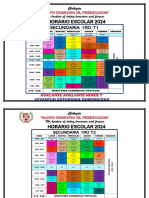 Horario 2024 - Aulas Secundaria