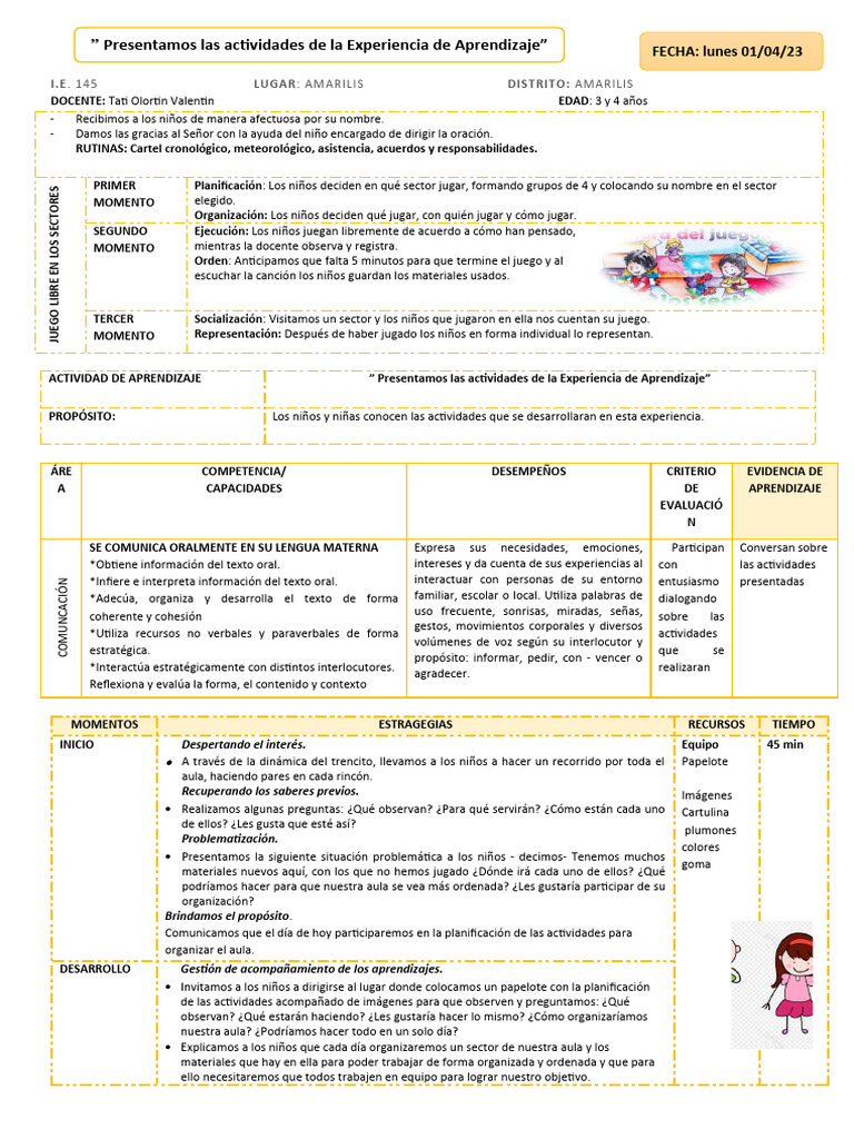 Organicemos nuestra aula juntos | PDF | Salón de clases | Aprendizaje