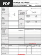 Revised CS Form 212 for 2025 | PDF | Government And Personhood | Justice