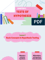 TOPIC 4 (Test of Hypothesis)