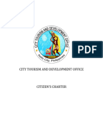 City Tourism Citizen Charter 2024