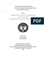 Penyelesaian Model Nonlinear Menggunakan Separable Programming Pada Portofolio Optimal