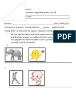 evaluación diagnóstica